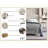 Rissie Gorgeous Upholstered Bed With 2 Nightstands In Linen-704555111-704555108