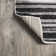 Spann Linear Modern Half-Stripe Gray/Cream Rug