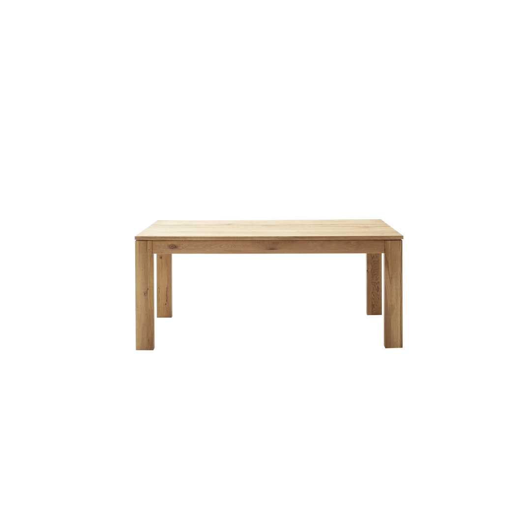 Sisse 280 Cm Extendable Self-Storing Leaf Solid Oak Pedestal Dining Table