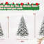 Arbre de Noël enneigé 6 pi avec 1100 pointes, arbre à charnières enneigé réaliste PE + PVC avec support en métal, arbre de Noël artificiel complet pour la décoration des Fêtes-238196308