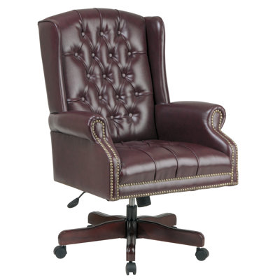 Office Star Products Deluxe Vinyl Executive Chair