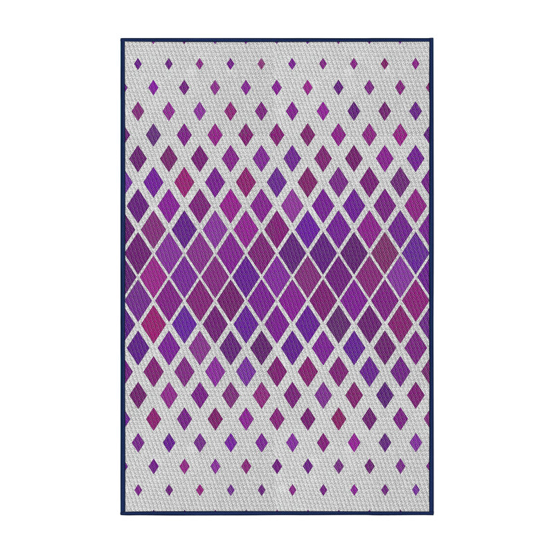 Tapis mauve Power Loom, Rectangle 3 pi x 5 pi