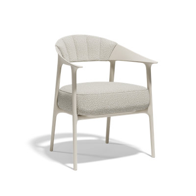 Chaise avec accoudoirs entièrement rembourrée en Afrique