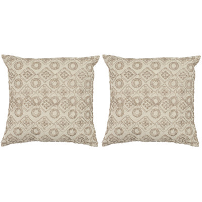 Sarah Cotton Throw Pillow