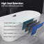 Baignoire autoportante, baignoire en acrylique de 67 pouces, baignoires de trempage autonomes avec trop-plein et drain en chrome