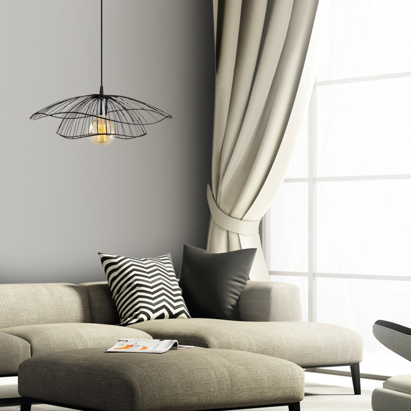 Luminaire suspendu géométrique unique à 1 lumière Aido