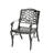 2 Arm Chair, Classic & Scroll Design, Lightweight Aluminum Frame, And Rust-, Ornate Floral Accents, 26.96"X22.34"X35.8", Assembly Needed Chair  2Pcs , Intricate Rust- Construction, Comfortable-124866848