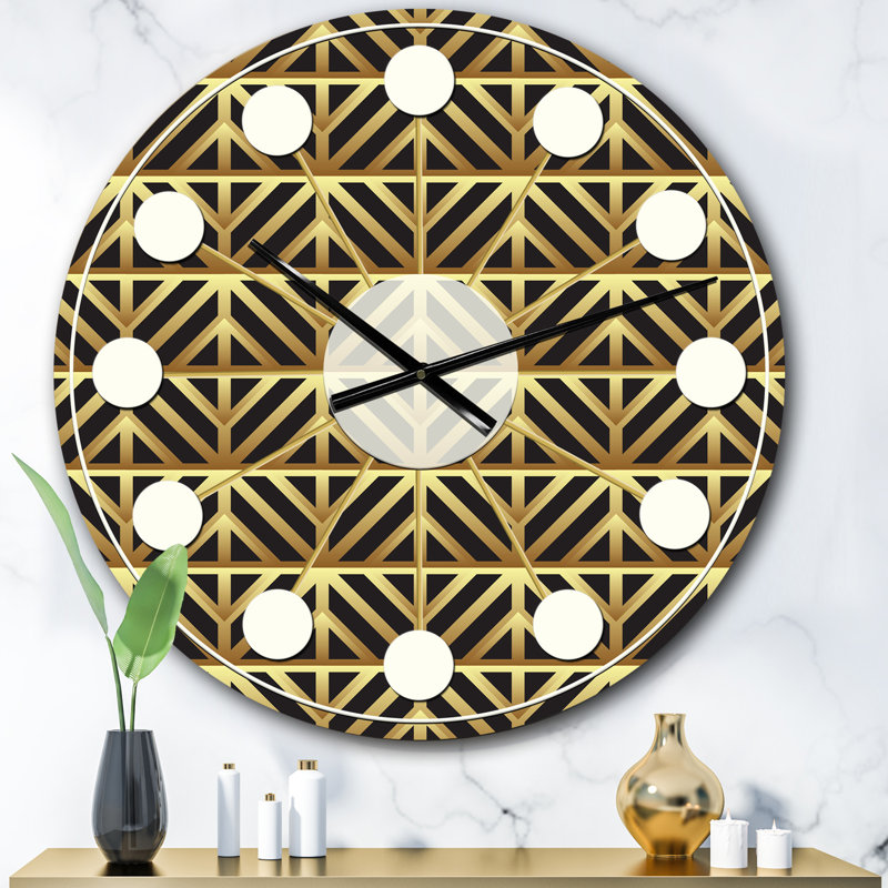 Horloge murale Golden Luxury, Petit