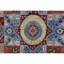 Hand Knotted Wool Area Rug in Blue