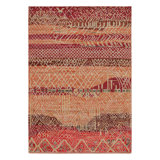 Rug & Kilim’S Moroccan Rug In Red, Orange & Beige-Brown Geometric Patterns