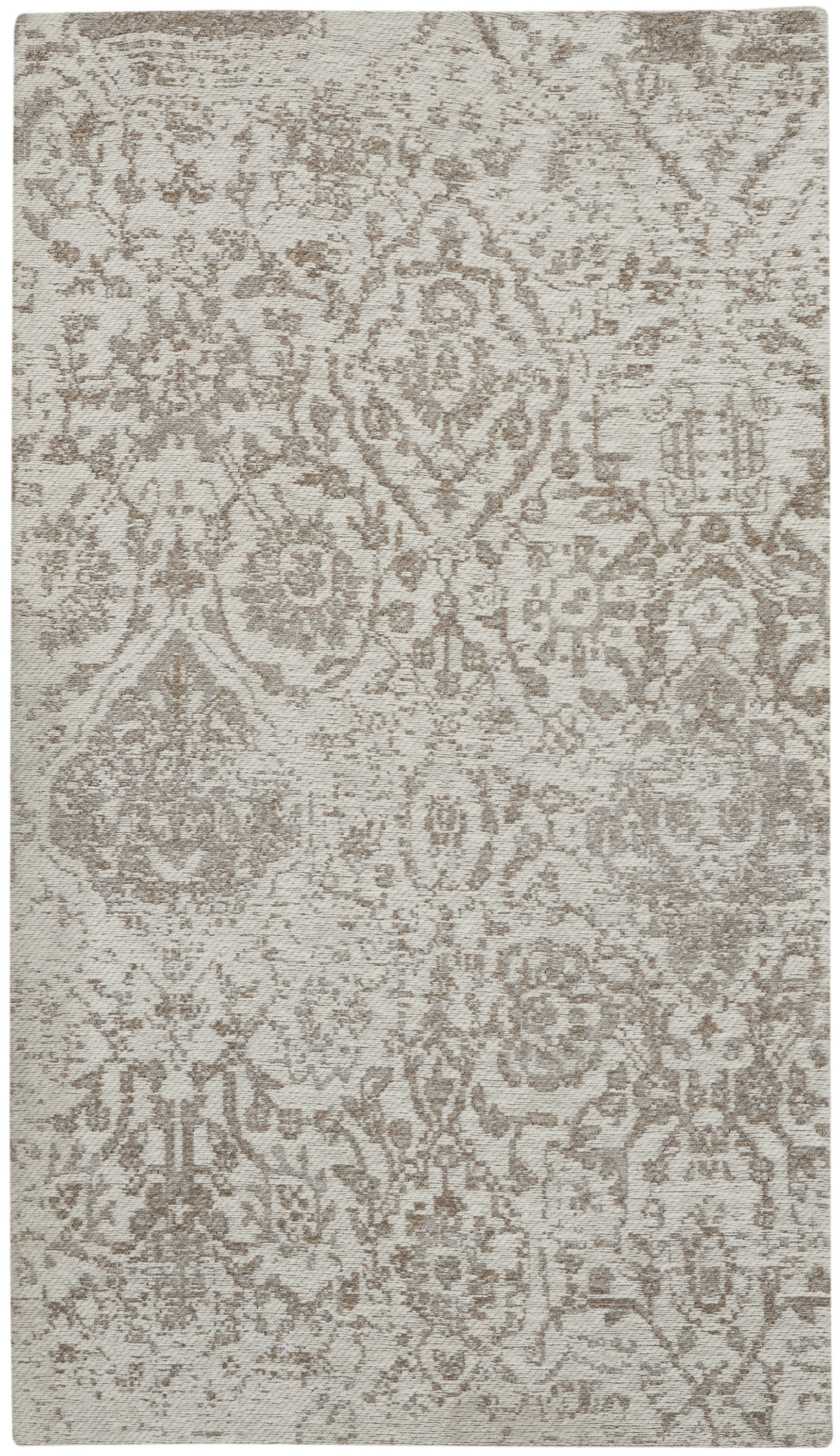 Williston Forge Gwenn Modern Contemporary Ivory Area Rug | Wayfair