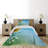 Flower Farmhouse / Country Coverlet