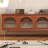 Retro design solid wood TV cabinet