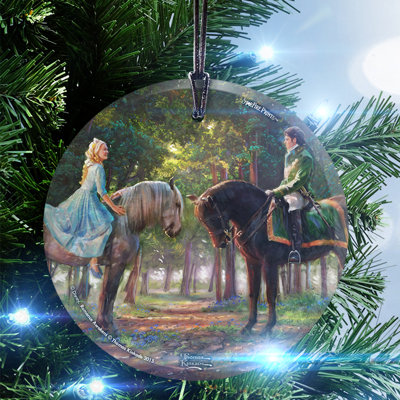 Disney (Cinderella - Romance Awakens) Hanging Glass Print
