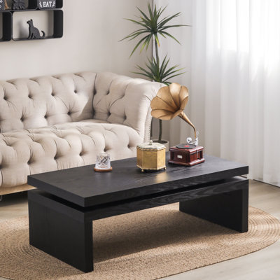 48" Wide Rectangular Coffee Table, For Home, Living Room, Bedroom, Entertainment Room, Office,Natural by Latitude Run