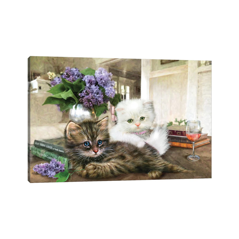 "Table Top Retreat" par Giordano Studios, impression sur toile tendue, H 8 po x l 12 po x P 0,75 po