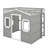 House Loft Bed With Ladder-1737779454
