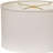 White No Slub Innsbruck Oval Lamp Shade