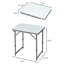 Table de camping pliante d'extérieur réglable en hauteur