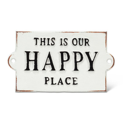 Plaque Everton Happy place