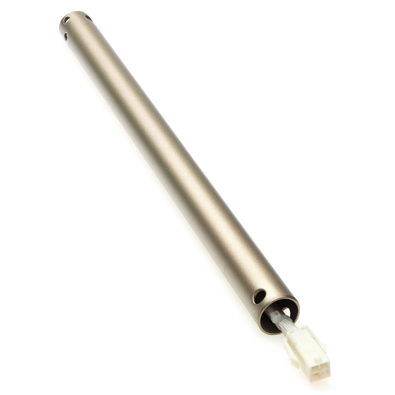Extension Rod, Brass semi-matte, 2.18cm H x 46cm W x 2.18cm D