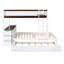 Lit superposé double avec lit gigogne simple, rangement et bureau pour économiser de l'espace et polyvalence-1991959259
