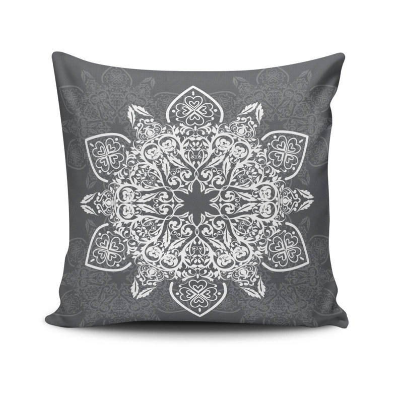 Mandie Indoor / Outdoor Damask Square Throw Cushion