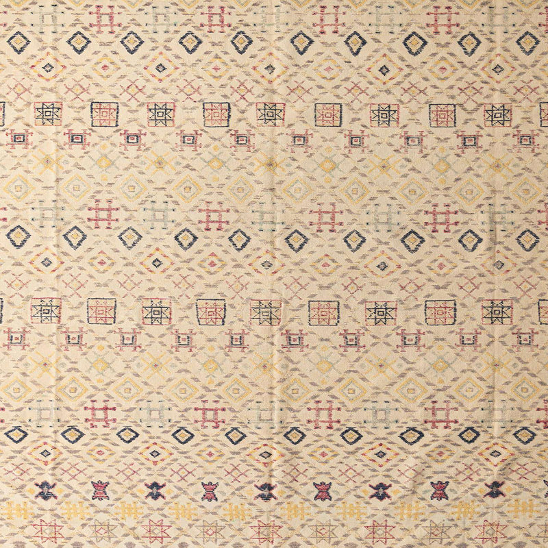 Abstract Indoor Rug, Square 8'