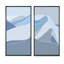 «Vintage Landscape in Shades of Blue I», ensemble de 2 reproductions-1221936073-1221936072