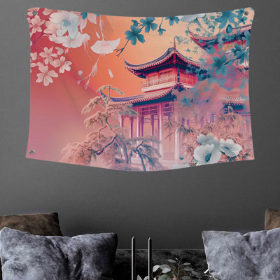 Bonsai Garden Wall Tapestry -  Nature Wall Decor