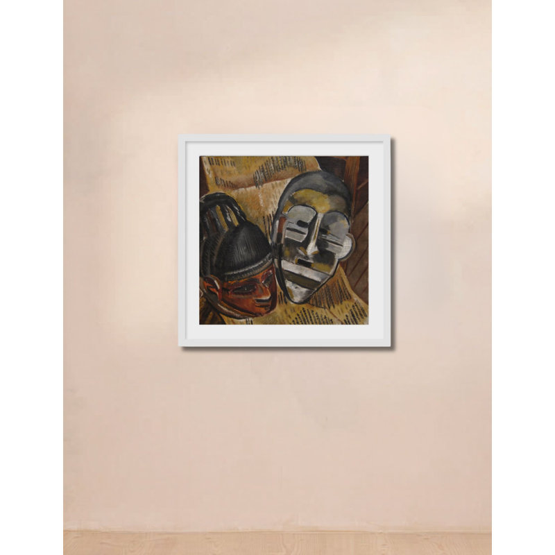 Negro Masks By Malvin Gray Johnson Reproduction Print