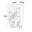 Garde-robe indépendante de chambre française