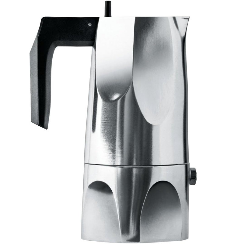 Ossidiana Espresso Coffee Maker, 1 Cup, Aluminium