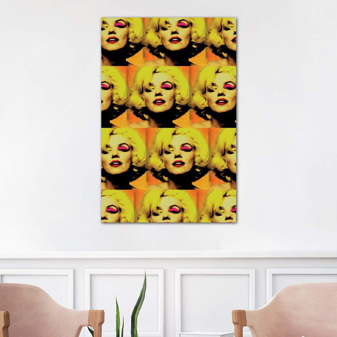 Leinwandbild Pop Art Monroe von Ana Paula Hoppe