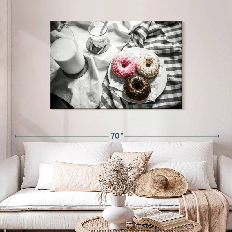 Yarlin Doughnuts, 30" H x 45" W