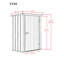 Remise de patio Spacemaker, 4 x 3-86756085