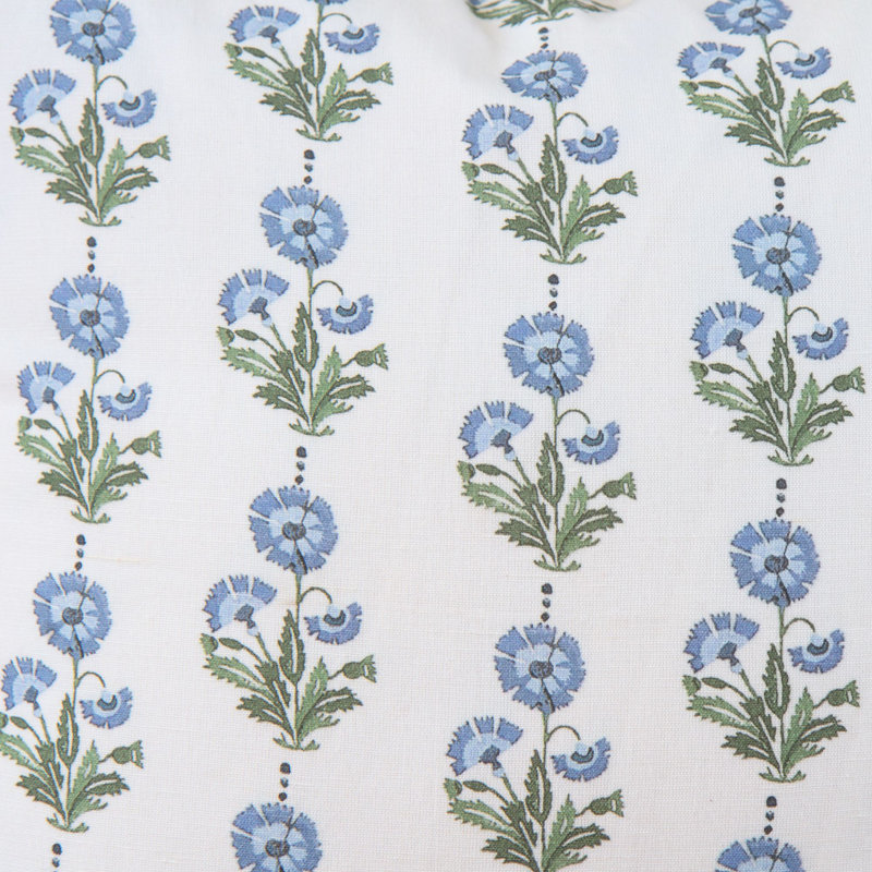 Amalthea Linen Block Print Pillow Cover