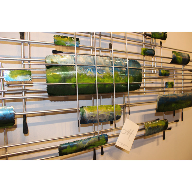 Trellis Handmade Abstract And Geometric Wall Decor on Metal
