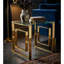 Table de bout en verre Hartzke