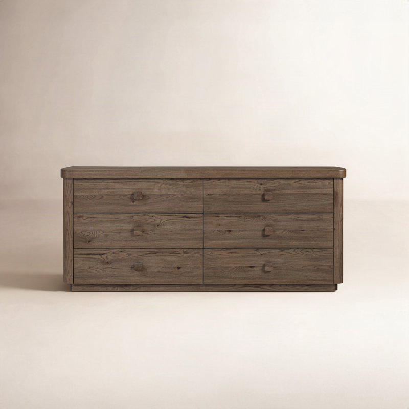 Valen 6 - Drawer Solid Wood Dresser