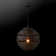 1-Light Black Pendant Lighting with Matte Black Shade