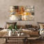 "Silver and Amber" par Silvia Vassileva, reproduction sur toile-221478110