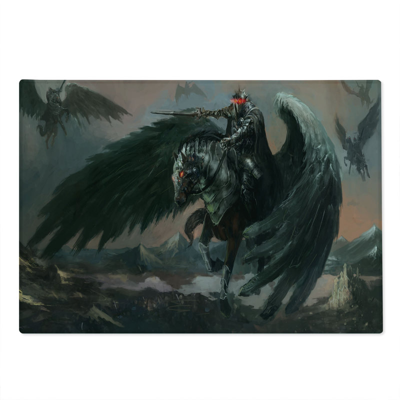 Planche à découper noire Ambesonne