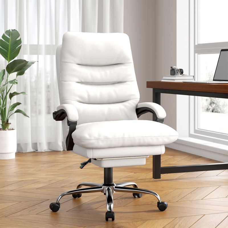 Inbox Zero Executive Chair, White