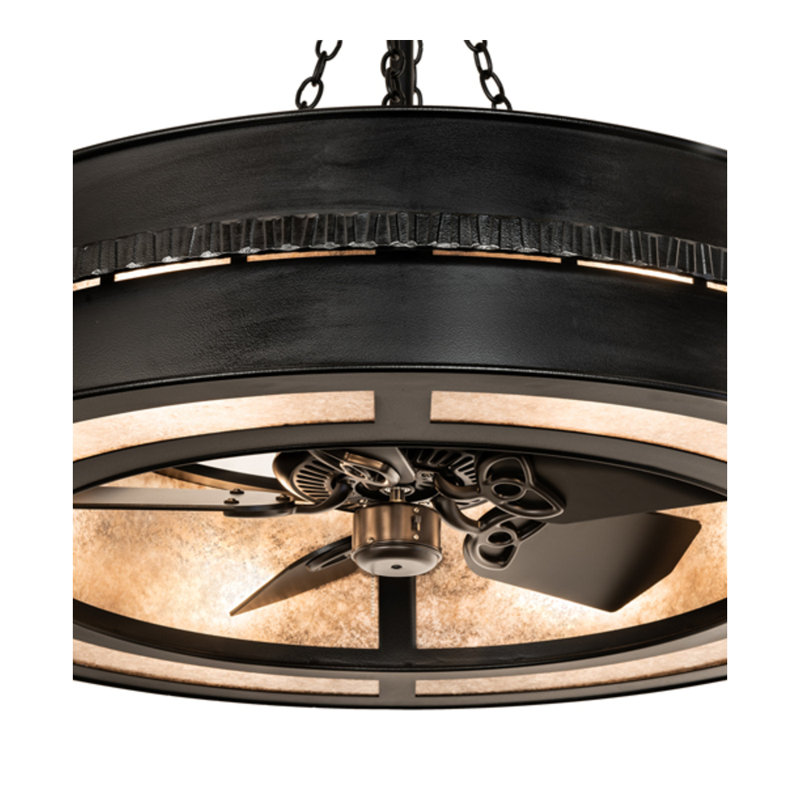 Golden Forge Downrod Ceiling Fan