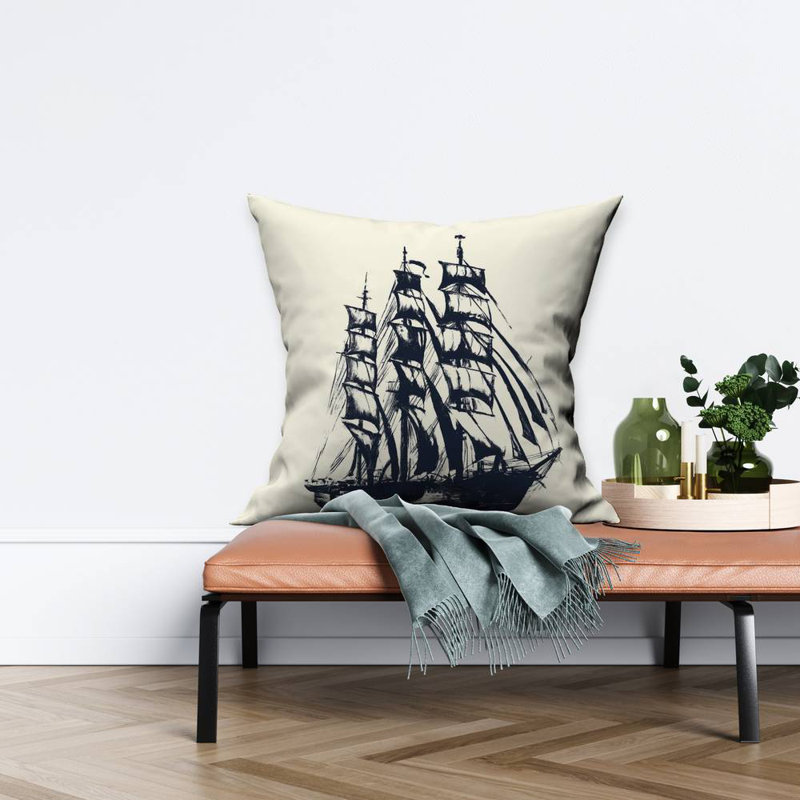 Old Boat, 16" H x 16" W, Polyester/Polyfill