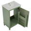 Meuble-lavabo moderne avec lavabo en céramique et grand rangement-2032115781
