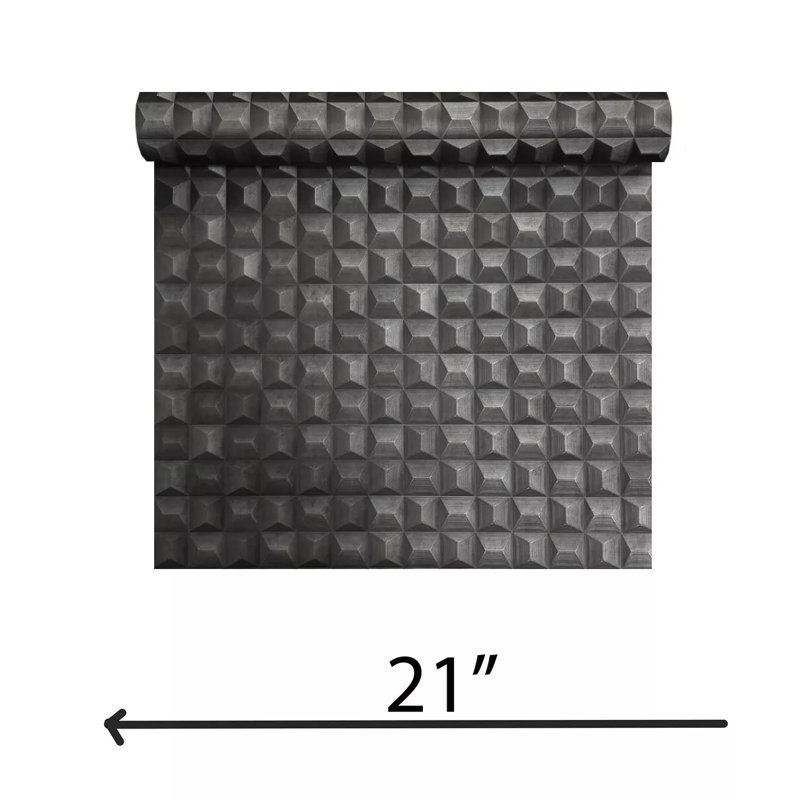 Papier peint texturé carré gris anthracite