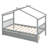 Twin House Bed With Storage Drawers & Solid Wood Frame-350213466-350213465