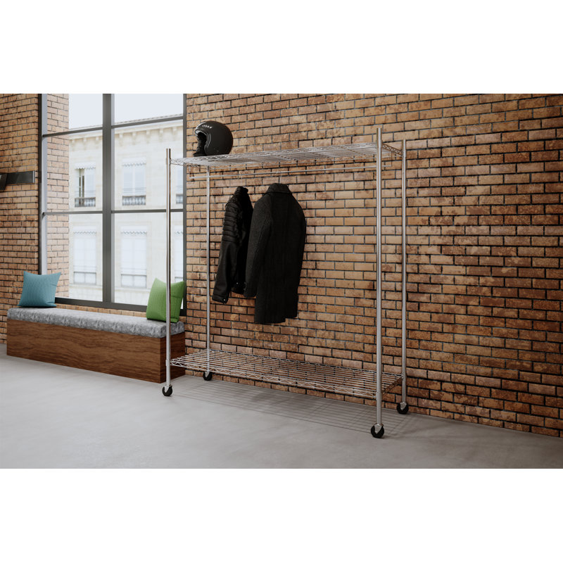 Pugh 89cm Rolling Clothing Rack